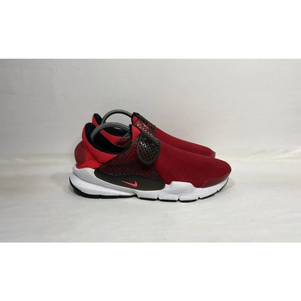 Nike Sock Dart Running Sneakers 7Y /  Womens Sz 8.5 Low Top Mesh Red 904276-601
